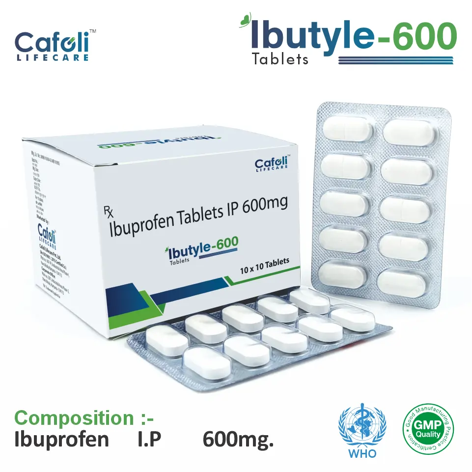 Ibuprofen 600mg Tablet Packaging
